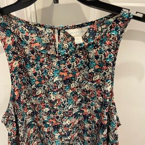Floral Sleeveless Top